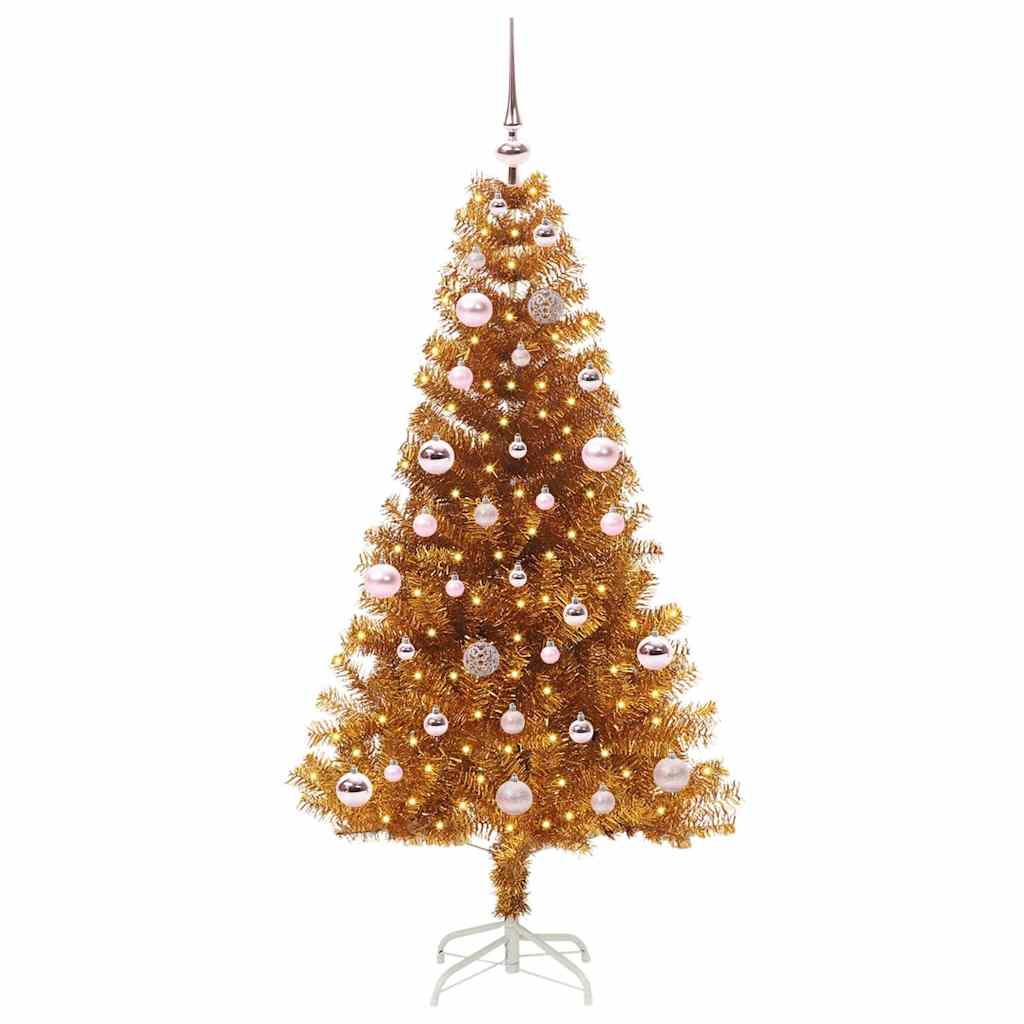 Christmas Tree Gold 150 cm PET
