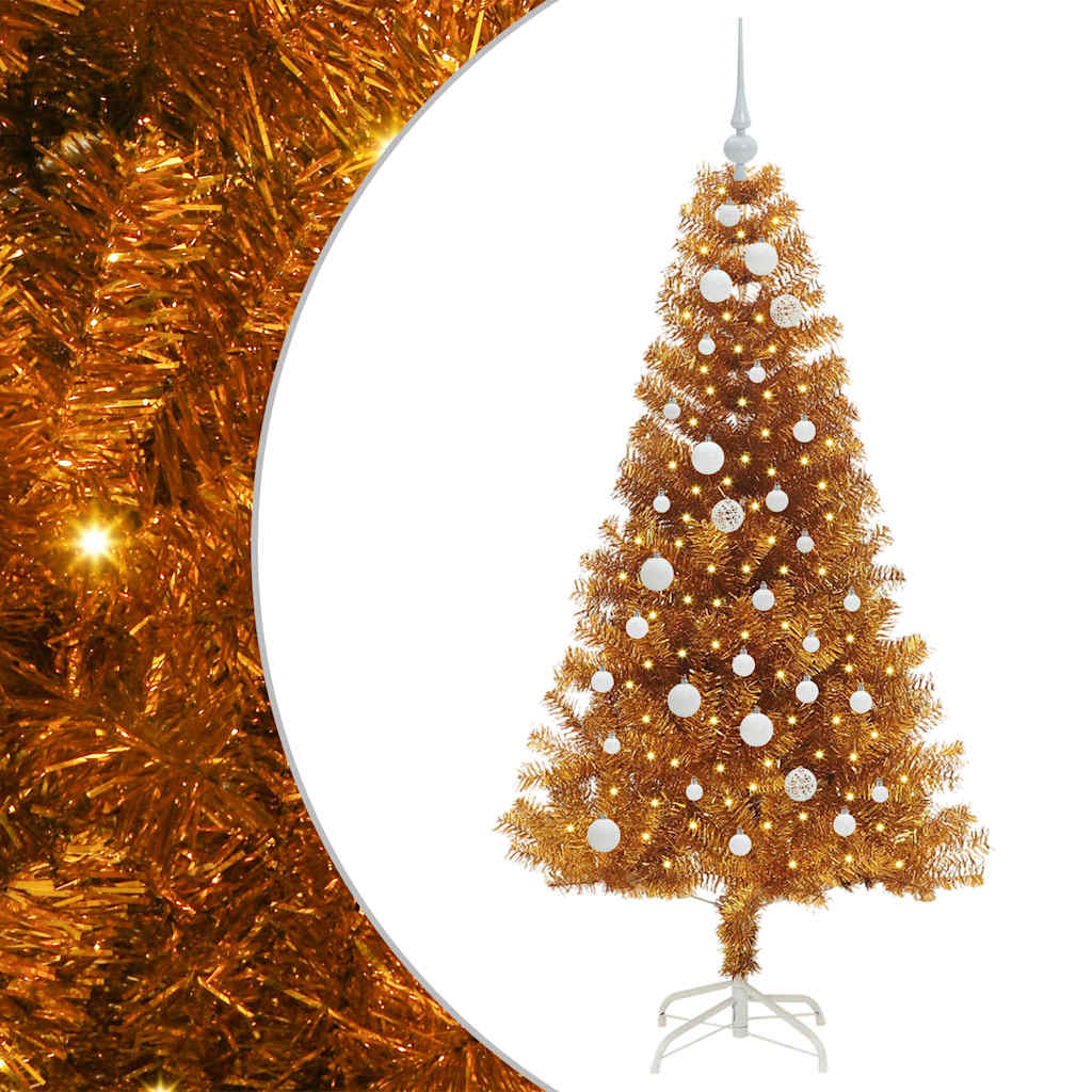 Christmas Tree Gold 150 cm PET