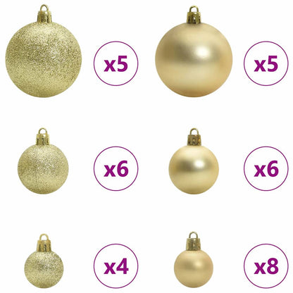 Christmas Tree Gold 150 cm PET