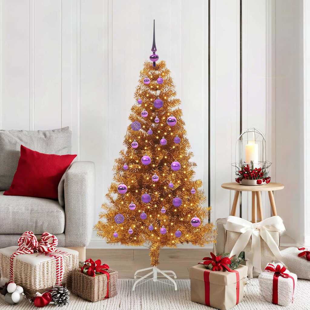 Christmas Tree Gold 150 cm PET