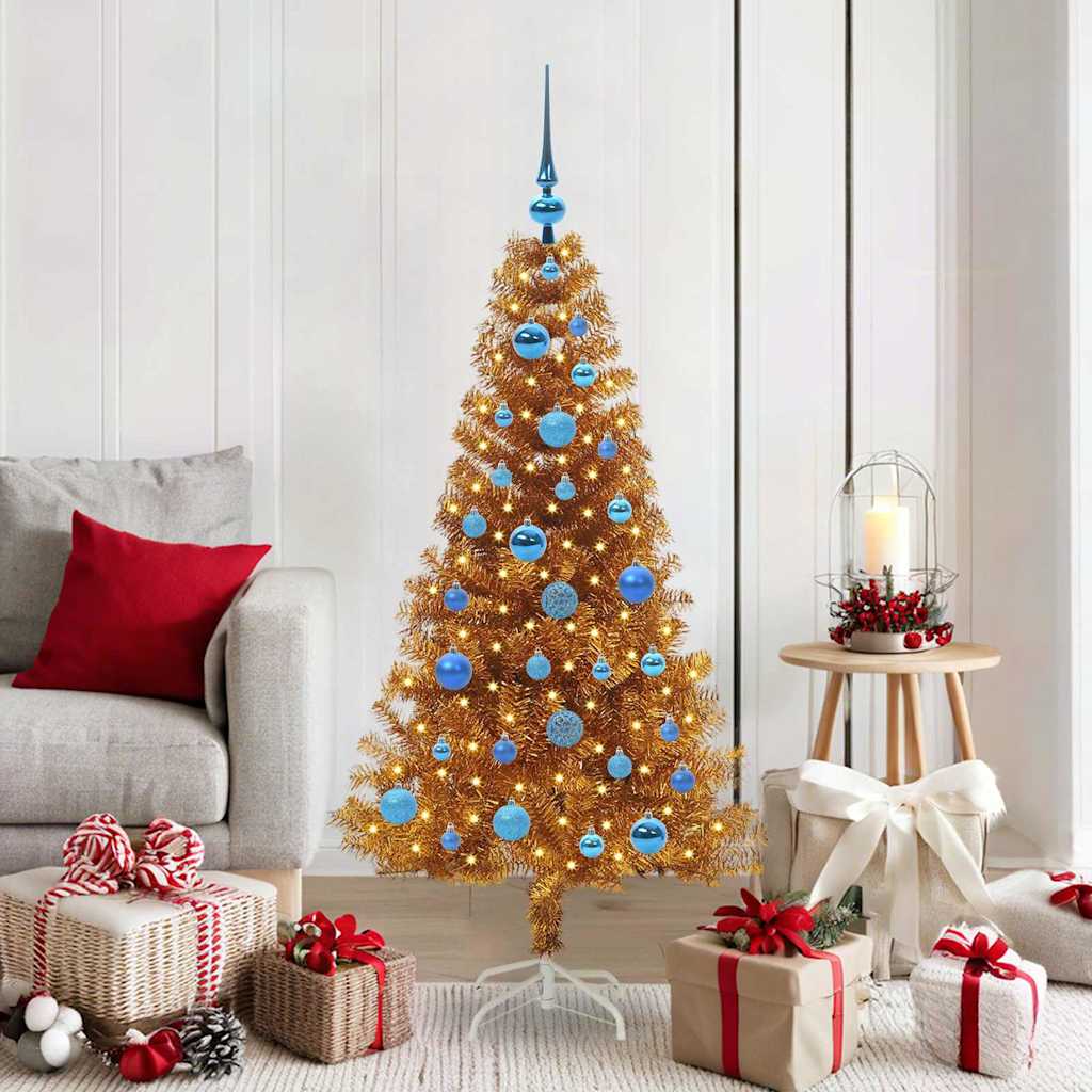 Christmas Tree Gold 150 cm PET