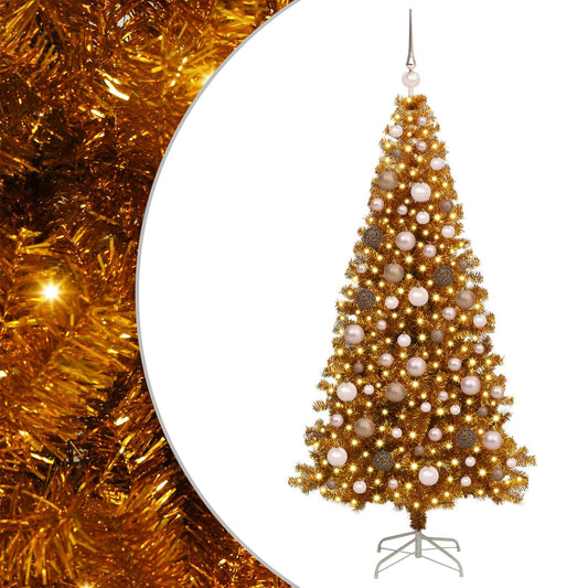 Christmas Tree Gold 180 cm PET