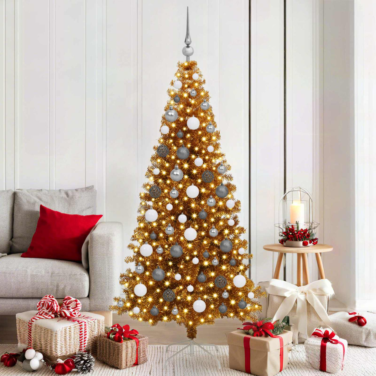Christmas Tree Gold 180 cm PET
