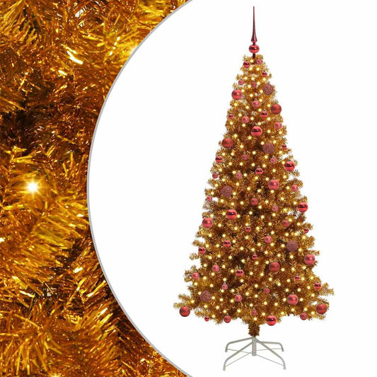 Christmas Tree Gold 180 cm PET