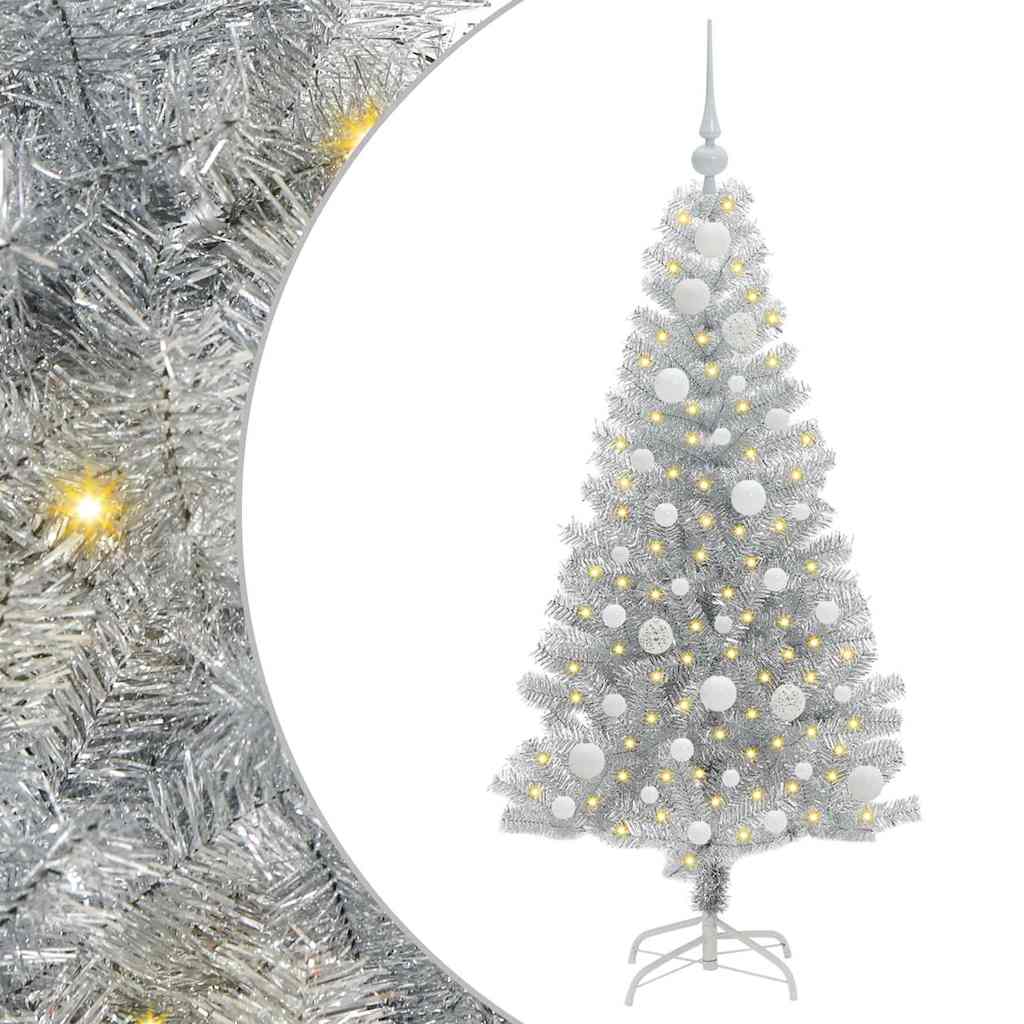 Christmas Tree Silver 120 cm PET