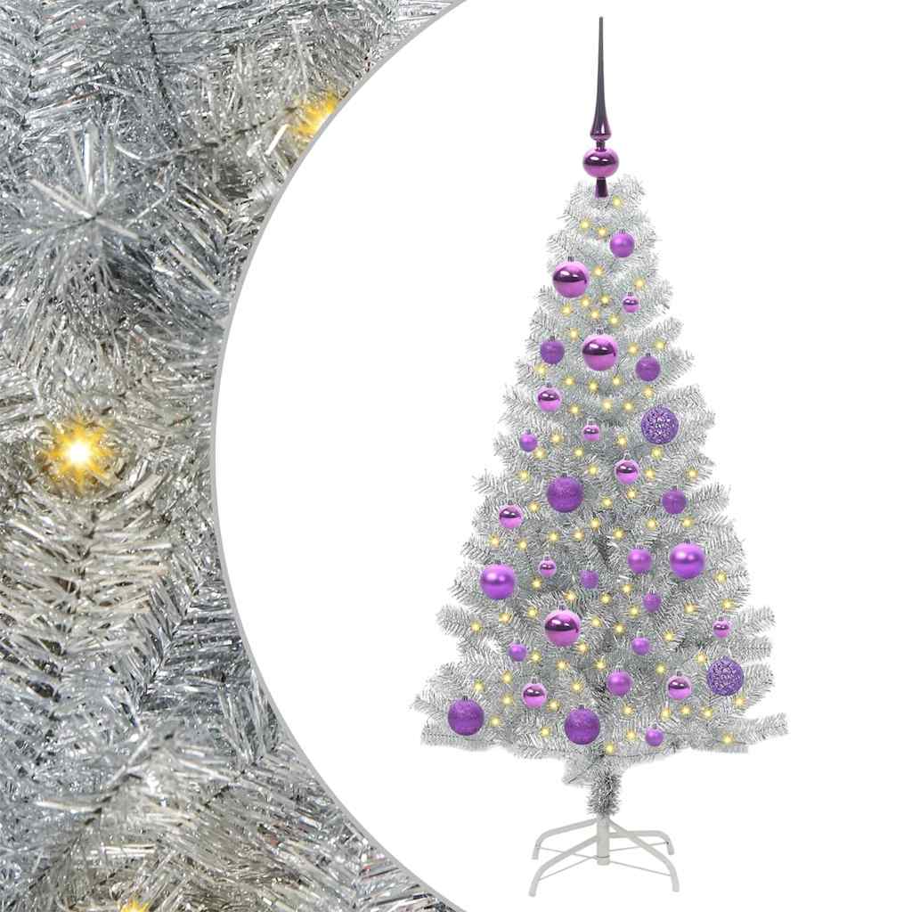 Christmas Tree Silver 120 cm PET