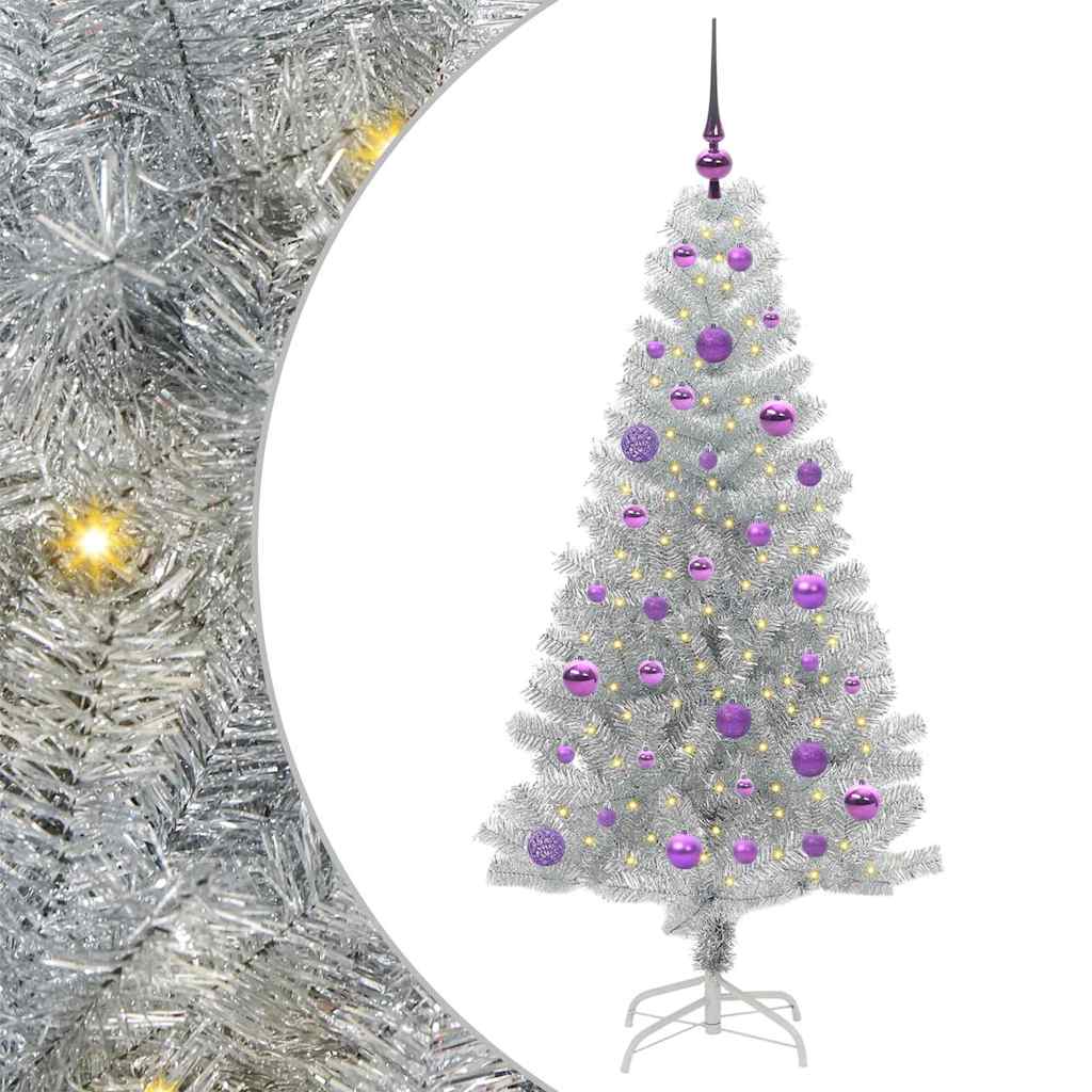 Christmas Tree Silver 150 cm PET