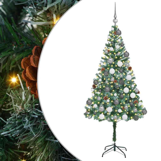 Artificial Christmas Tree Green 70.87 in PVC and Steel