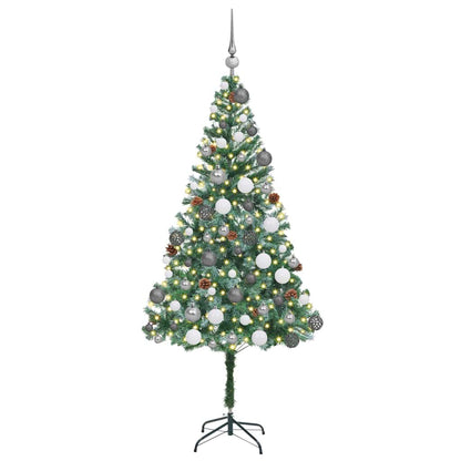Artificial Christmas Tree Green 70.87 in PVC and Steel