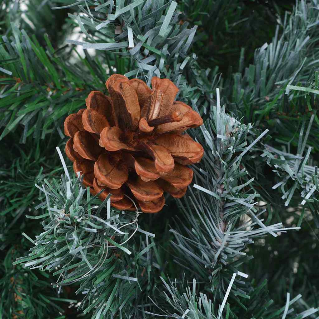 Artificial Christmas Tree Green 180 cm PVC and Steel