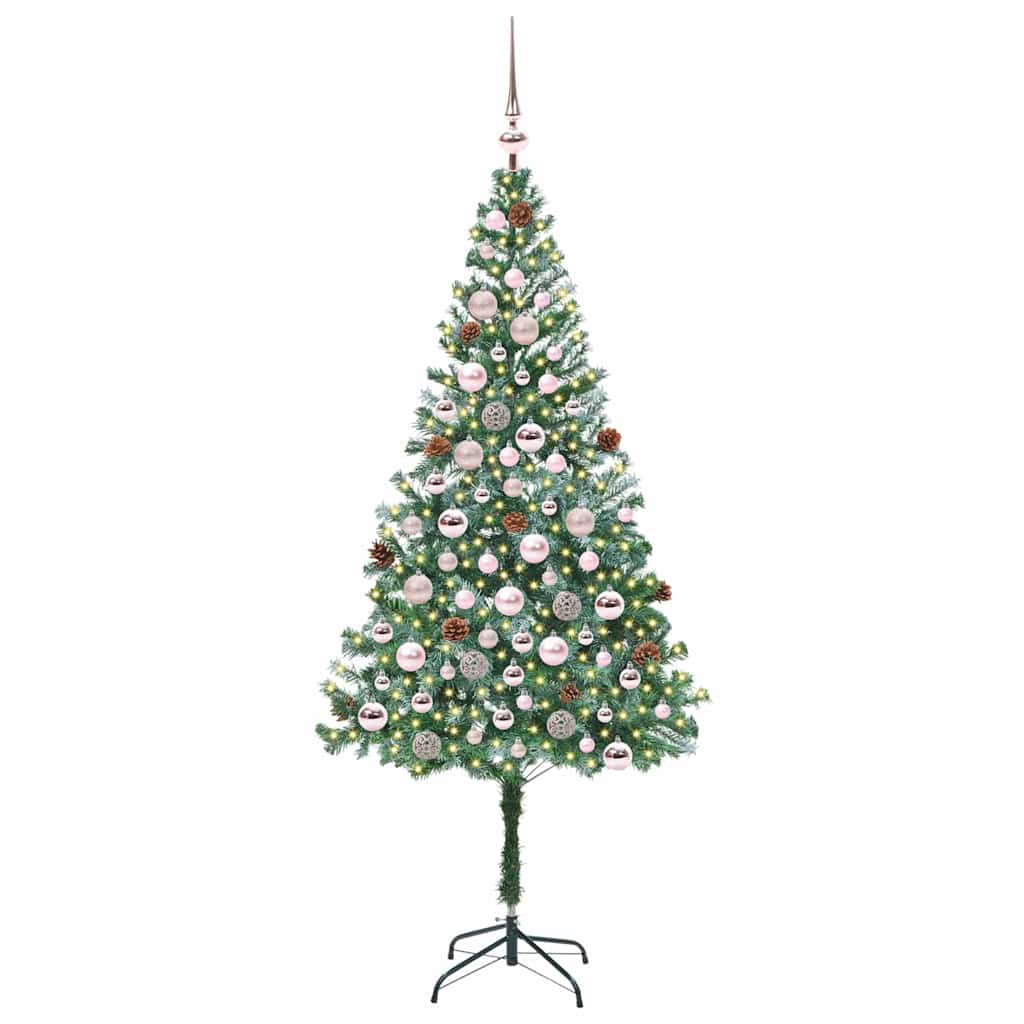 Artificial Christmas Tree Green 180 cm PVC and Steel