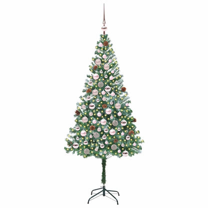 Artificial Christmas Tree Green 180 cm PVC and Steel