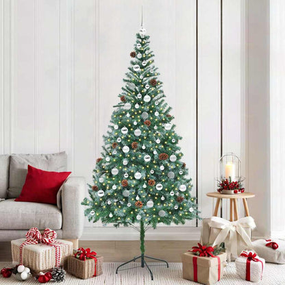 Artificial Christmas Tree Green 210 cm PVC and Steel