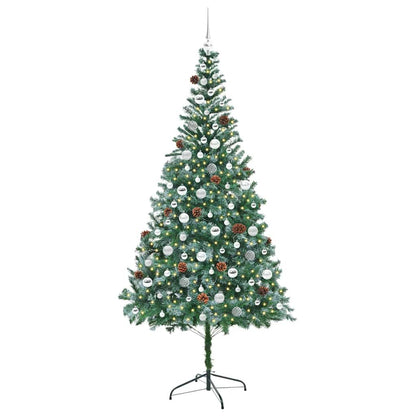 Artificial Christmas Tree Green 210 cm PVC and Steel
