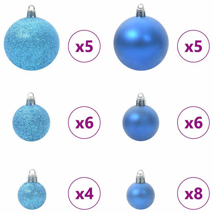 Artificial Pre-lit Christmas Tree Green 120 cm PVC and Metal