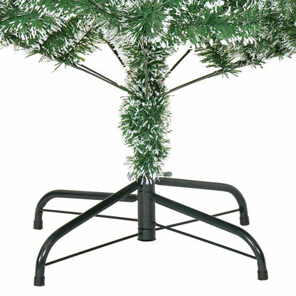 Artificial Christmas Tree Snow Flocked with LED Light 150 cm