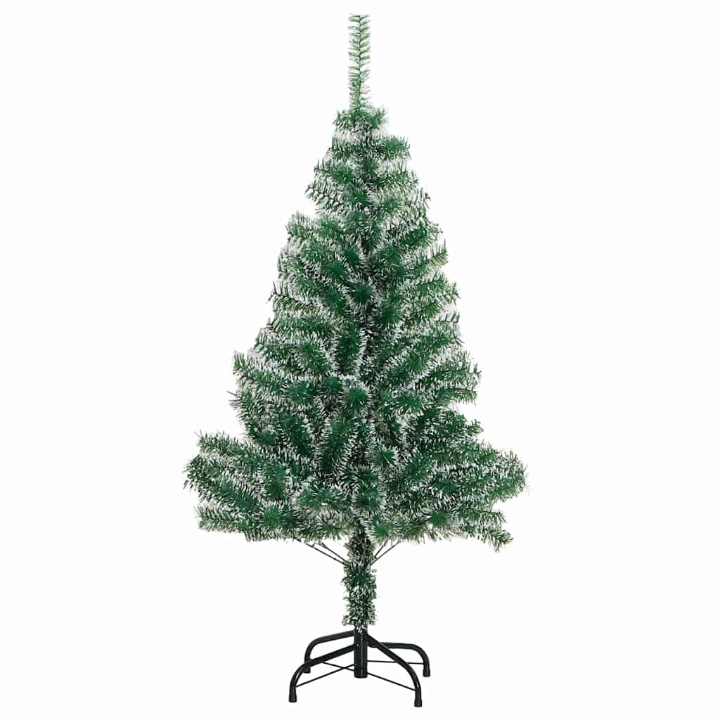 Artificial Christmas Tree Snow Flocked with LED Light 150 cm