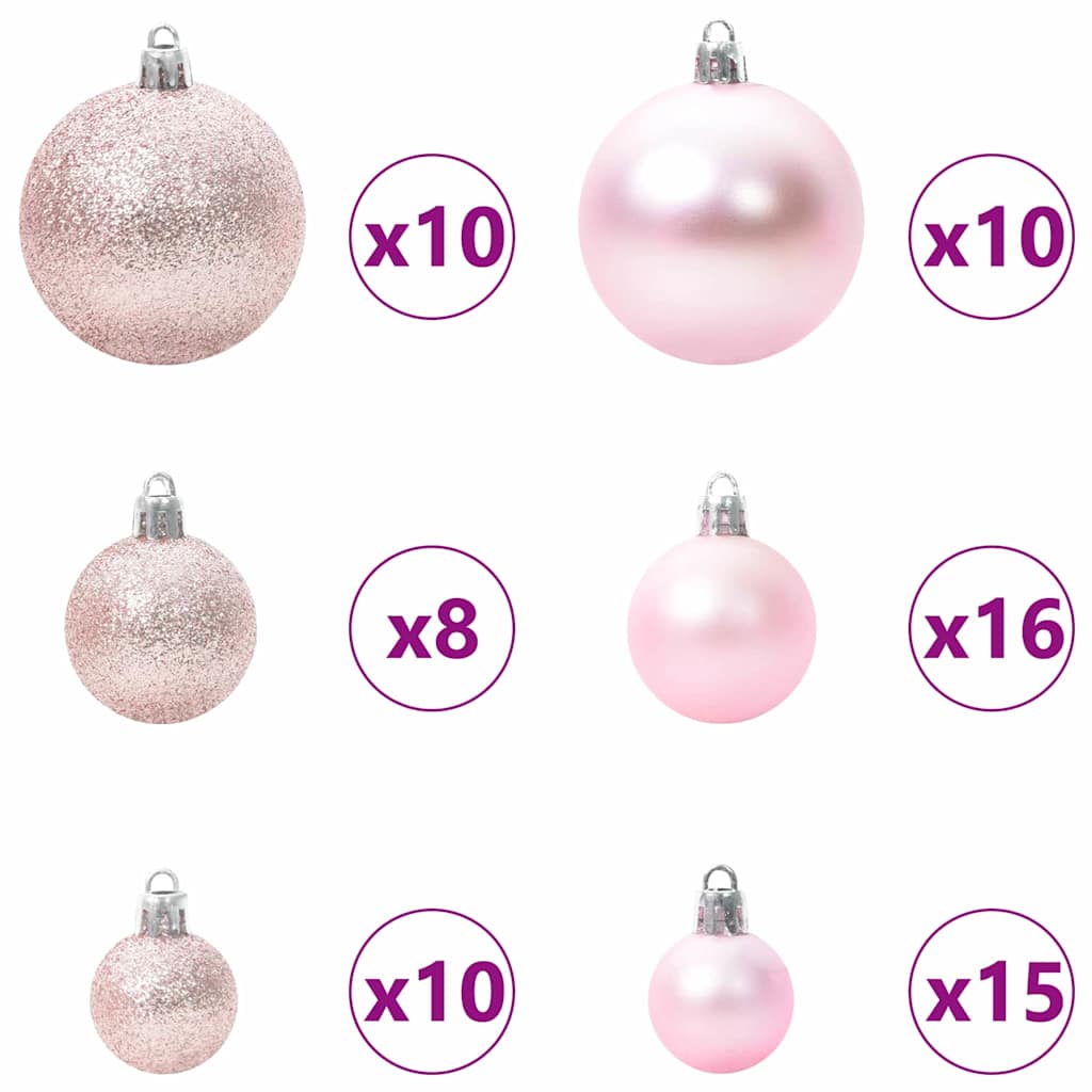 Artificial Christmas Tree Snow Flocked with LED Light 180 cm