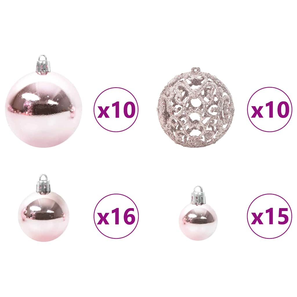 Artificial Christmas Tree Snow Flocked with LED Light 180 cm