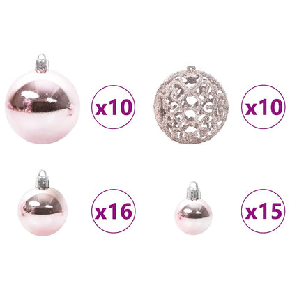 Artificial Christmas Tree Snow Flocked with LED Light 180 cm