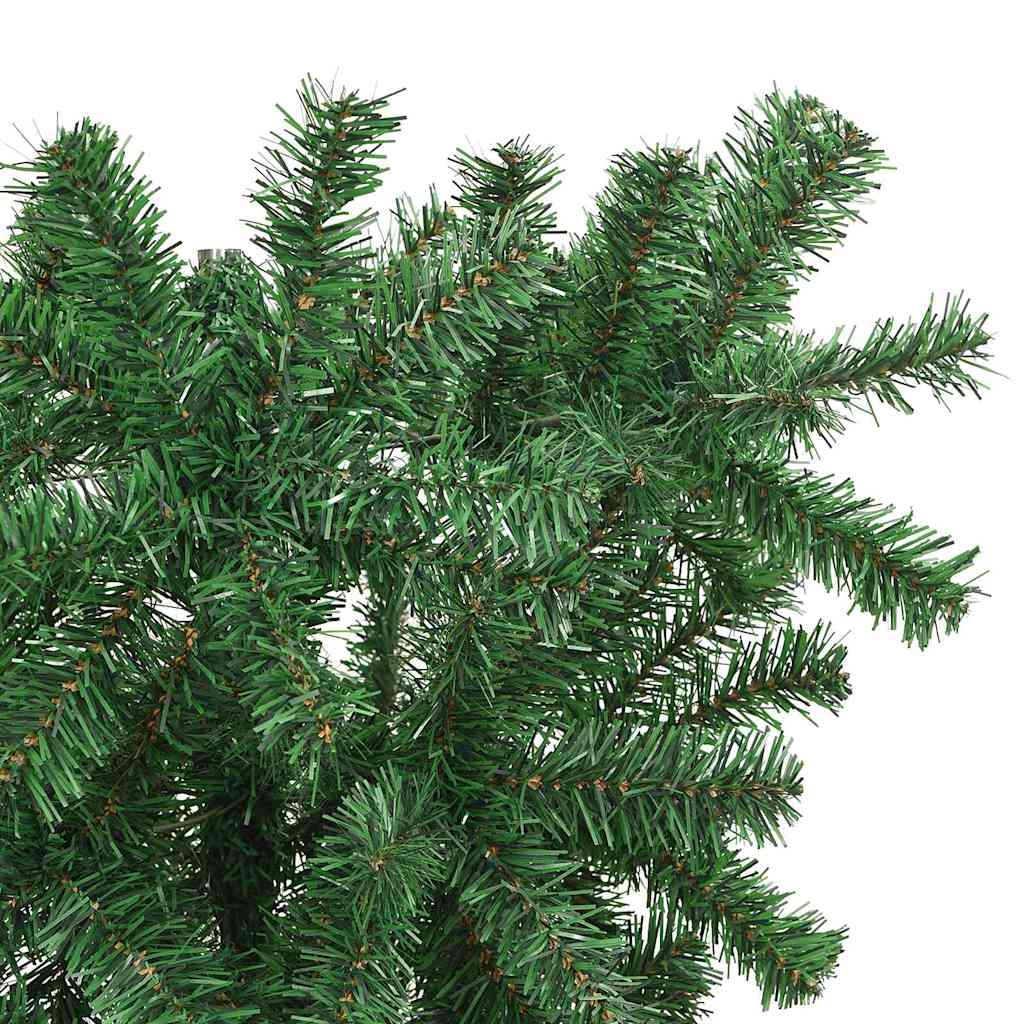 Upside-down Artificial Pre-lit Christmas Tree with Ball Set PVC