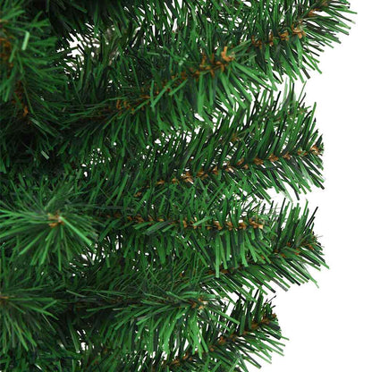 Upside-down Artificial Pre-lit Christmas Tree with Ball Set PVC