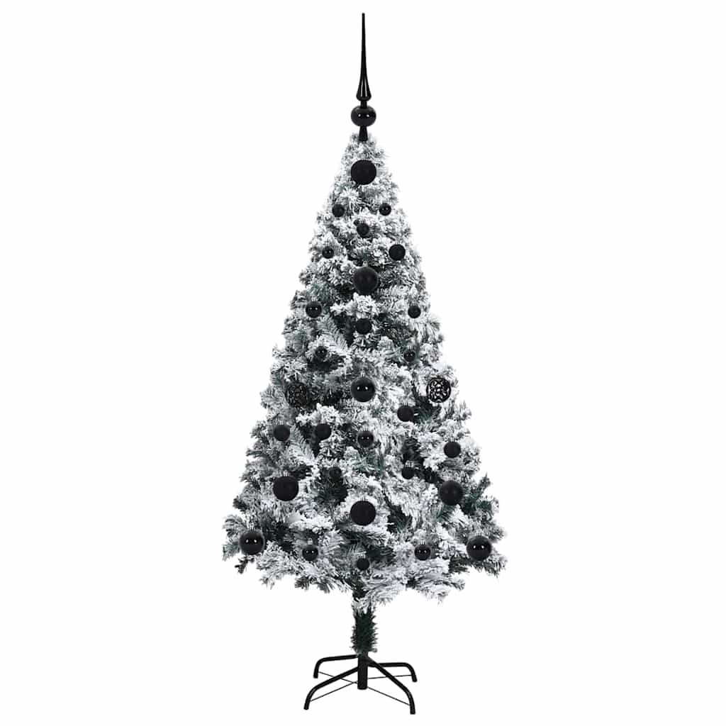 Artificial Christmas Tree with 150 LEDs with Stand White 120 cm