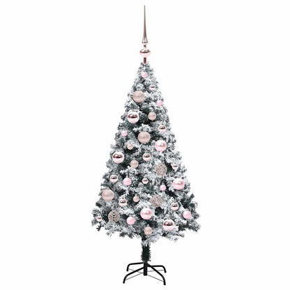 Artificial Christmas Tree with 150 LEDs with Stand White 120 cm