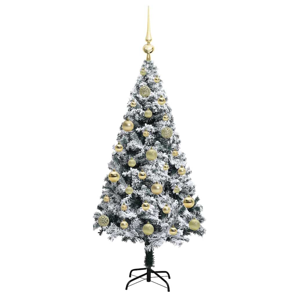 Artificial Christmas Tree with 150 LEDs with Stand White 120 cm