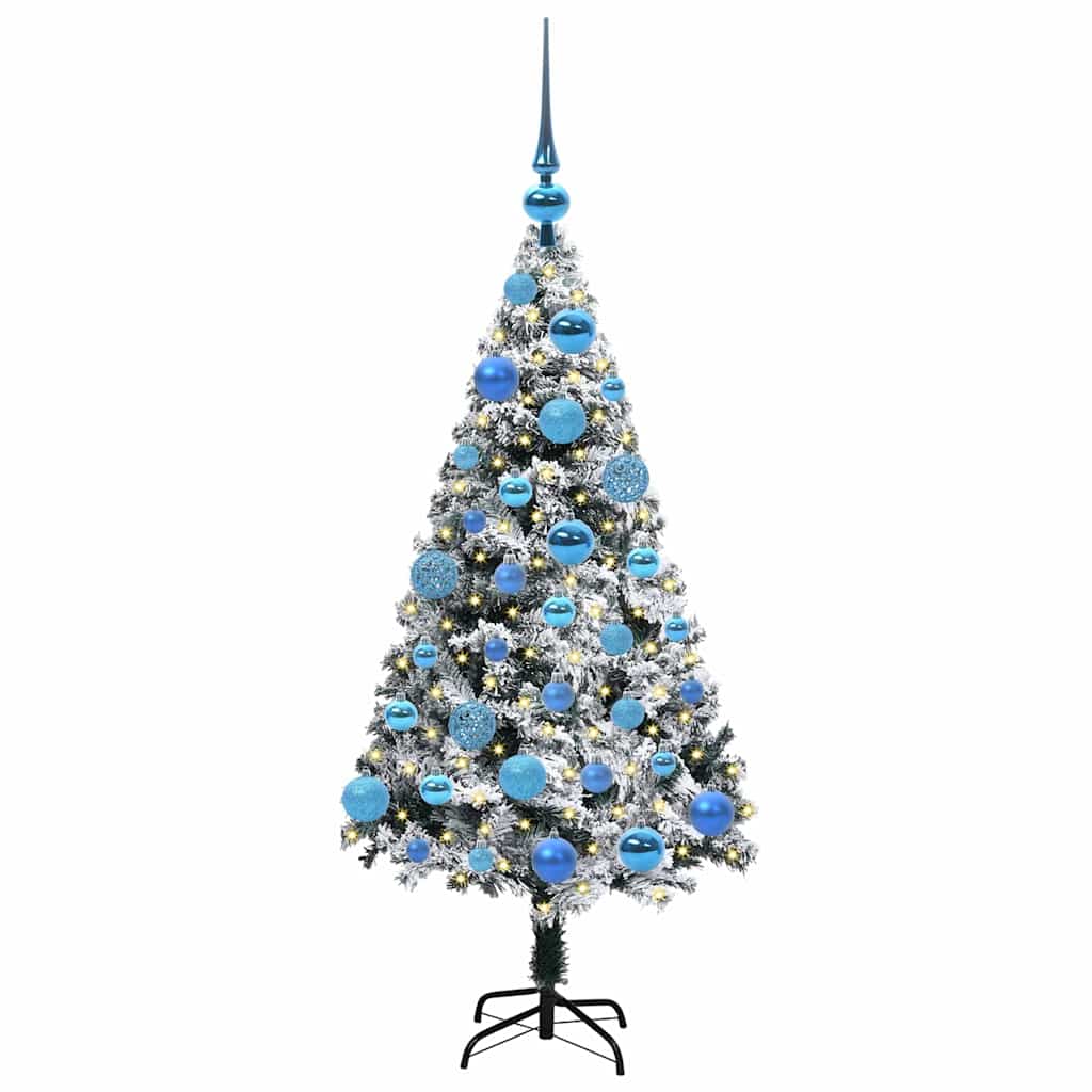 Artificial Christmas Tree with 150 LEDs with Stand White 120 cm