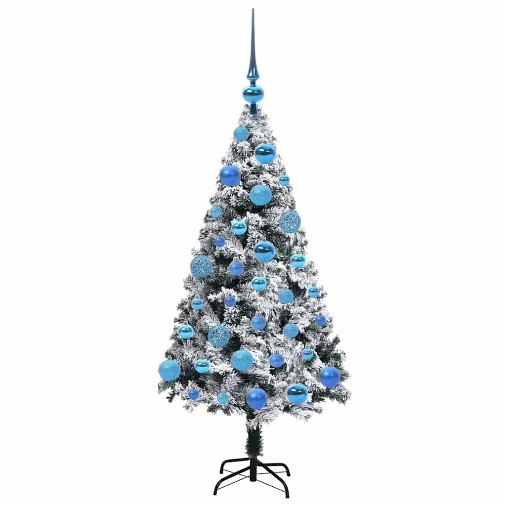 Artificial Christmas Tree with 150 LEDs with Stand White 120 cm