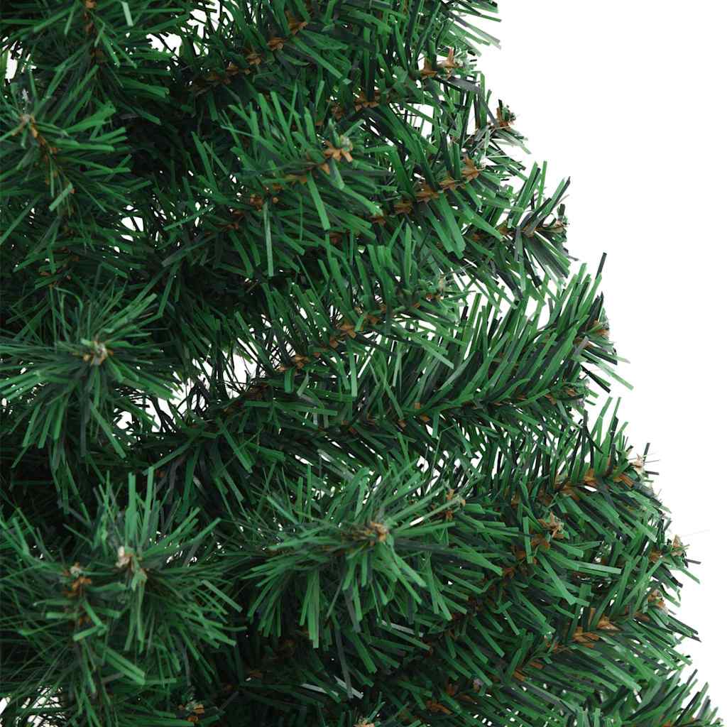 Artificial Pre-lit Christmas Tree Green 120 cm PVC