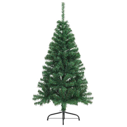 Artificial Pre-lit Christmas Tree Green 120 cm PVC