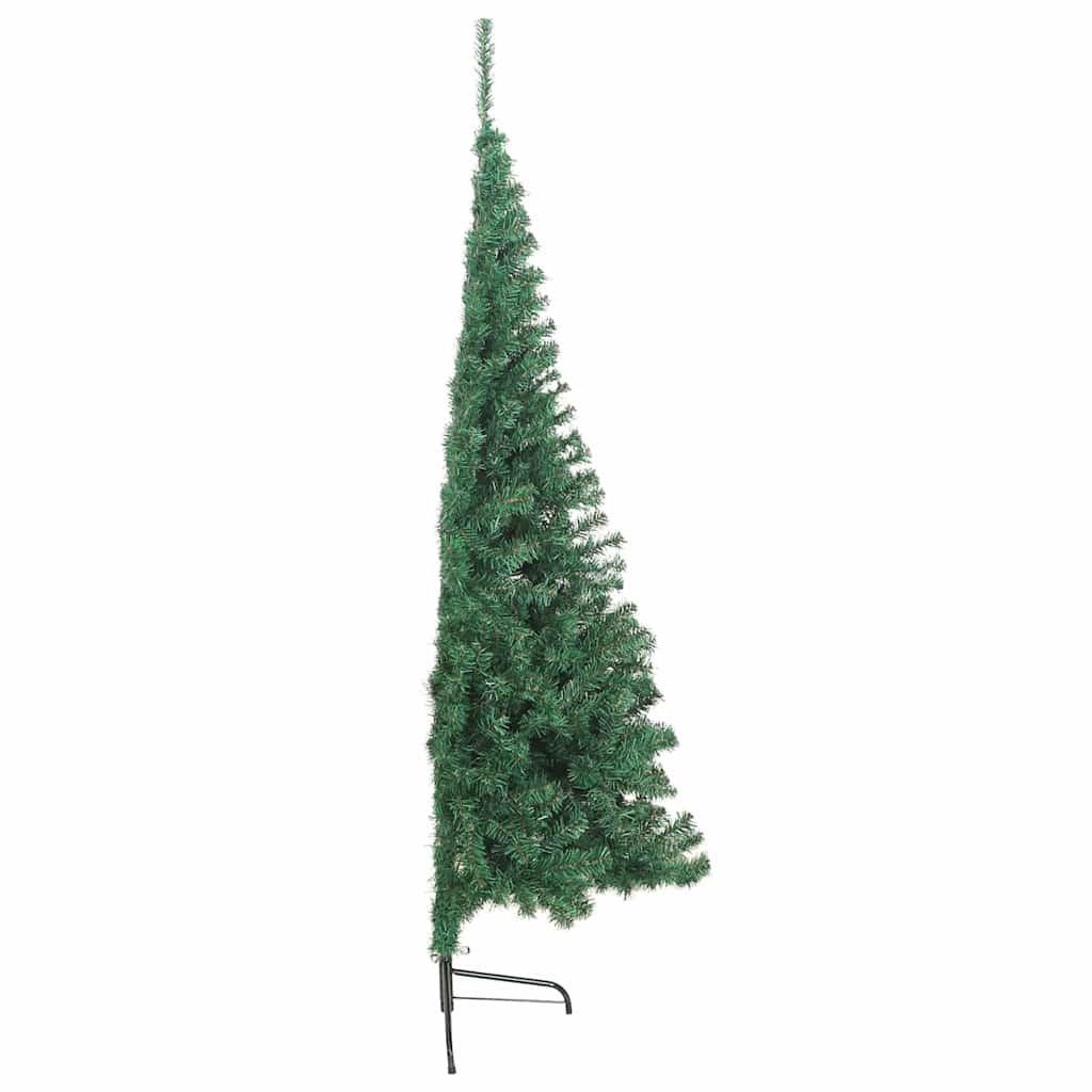 Artificial Pre-lit Christmas Tree Green 180 cm PVC