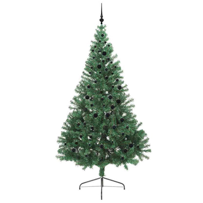 Artificial Pre-lit Christmas Tree Green 240 cm PVC