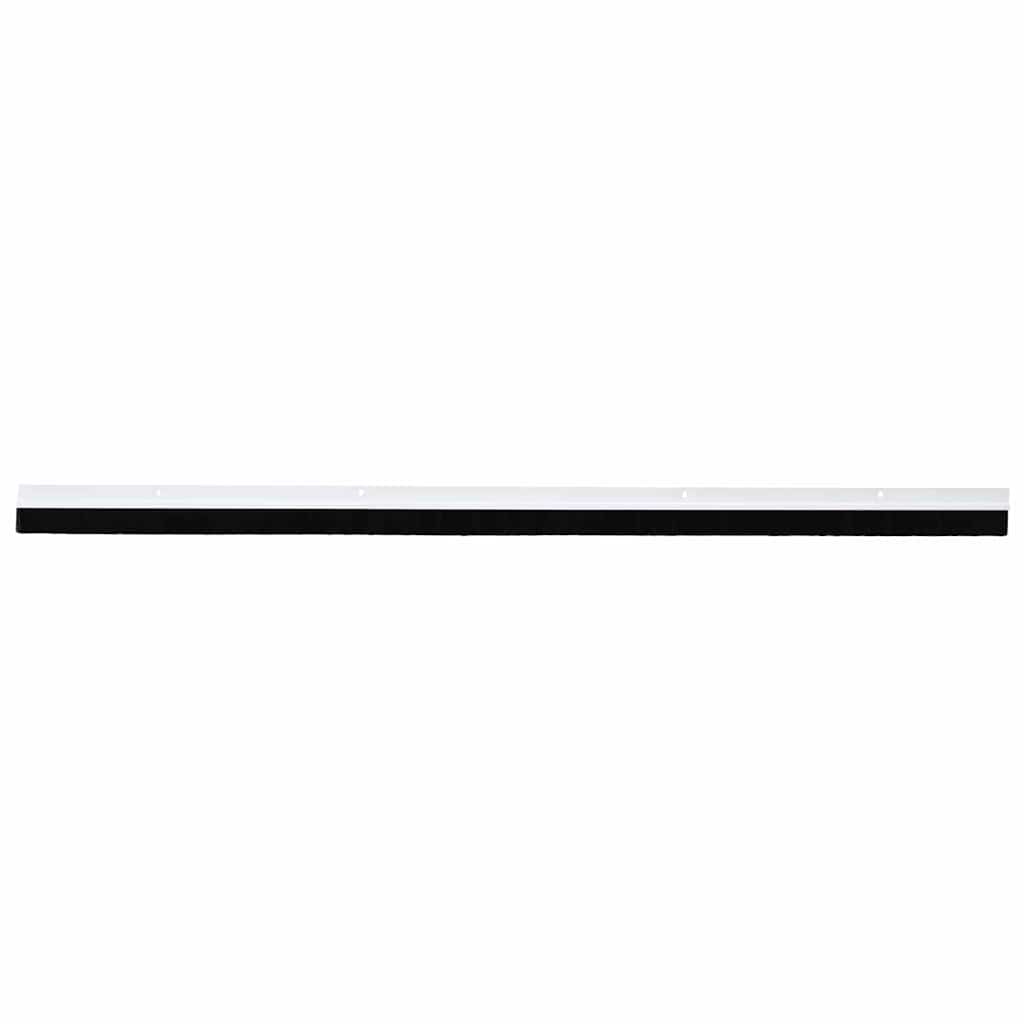 Screw-on Door Brush Seals 6 pcs White 100 cm Aluminium Alloy