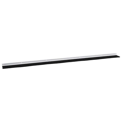 Screw-on Door Brush Seals 2 pcs White 100 cm Aluminium Alloy
