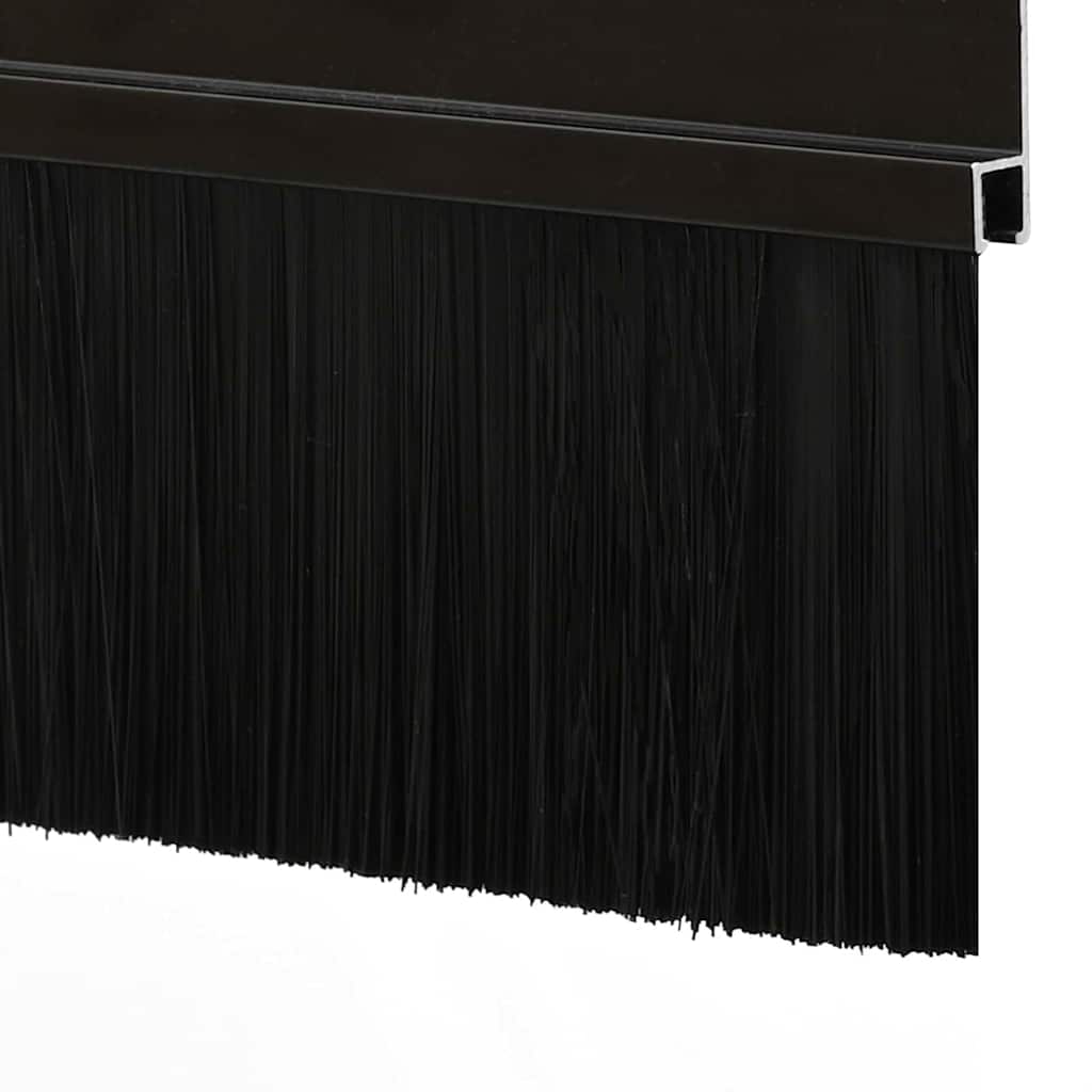 Self-adhesive Door Brush Seals 2 pcs Black 100 cm