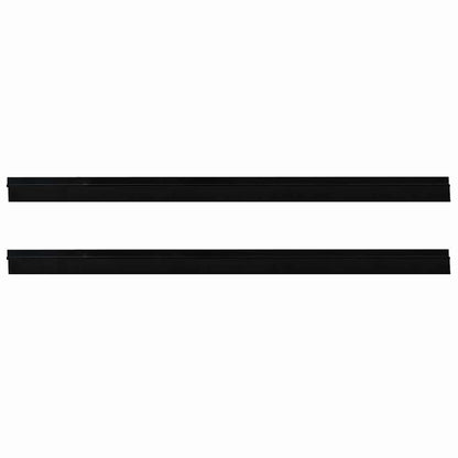 Self-adhesive Door Brush Seals 2 pcs Black 100 cm