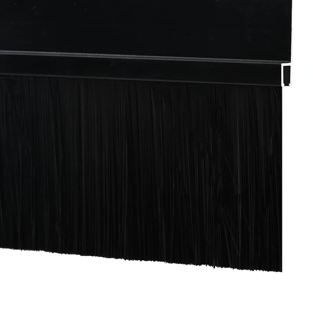 Self-adhesive Door Brush Seals 2 pcs Black 100 cm