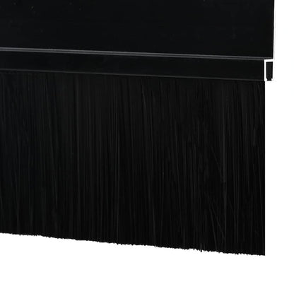 Self-adhesive Door Brush Seals 2 pcs Black 100 cm