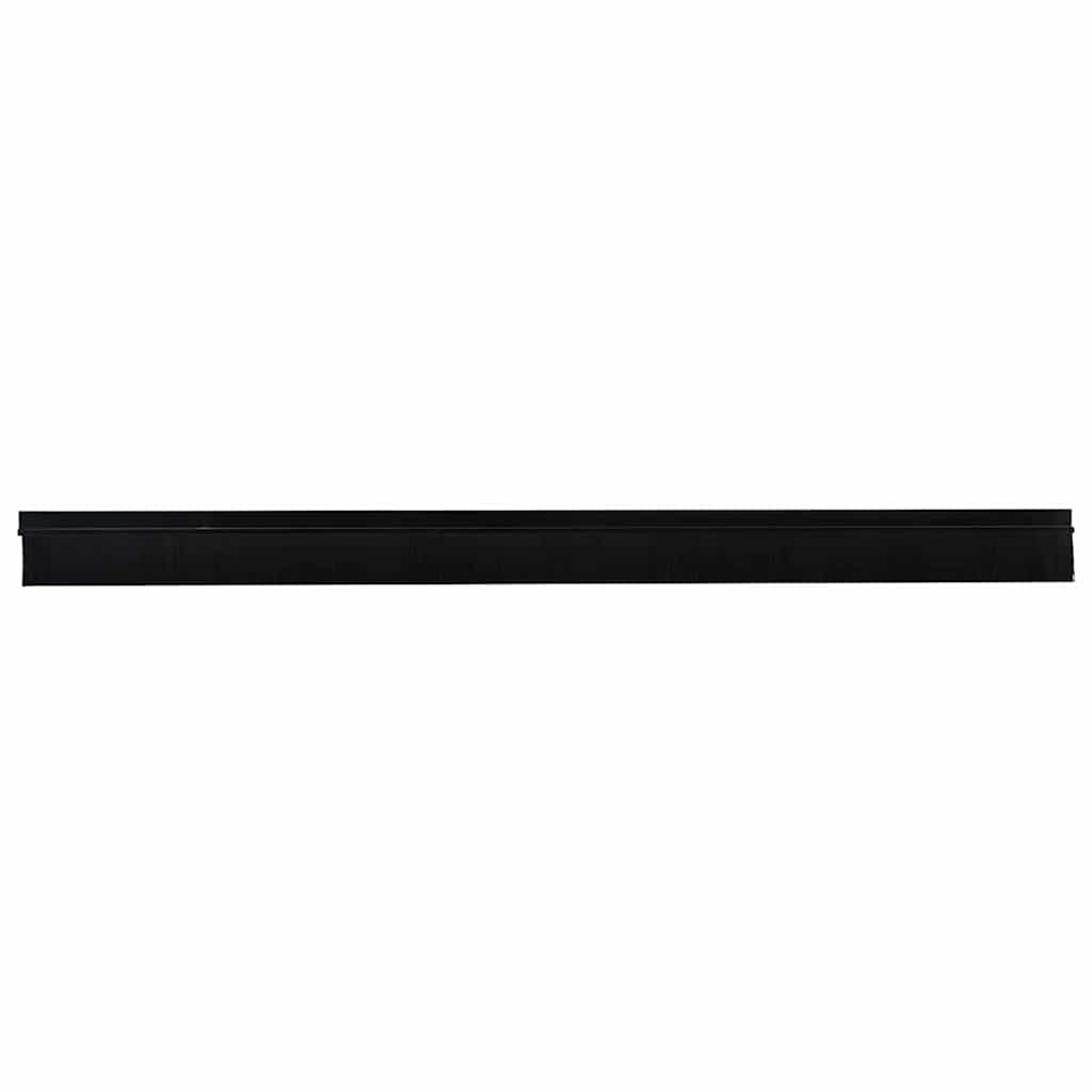Self-adhesive Door Brush Seals 6 pcs Black 100 cm