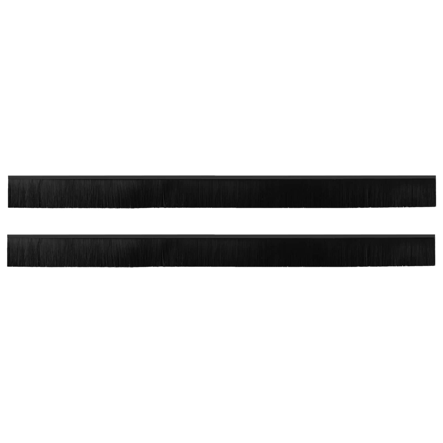 Self-adhesive Door Brush Seals 2 pcs Black 100 cm