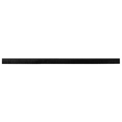Self-adhesive Door Brush Seals 6 pcs Black 100 cm