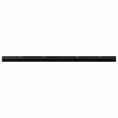 Screw-on Door Brush Seals 6 pcs Black 100 cm Aluminium Alloy