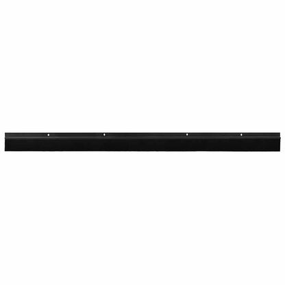 Screw-on Door Brush Seals 6 pcs Black 100 cm Aluminium Alloy