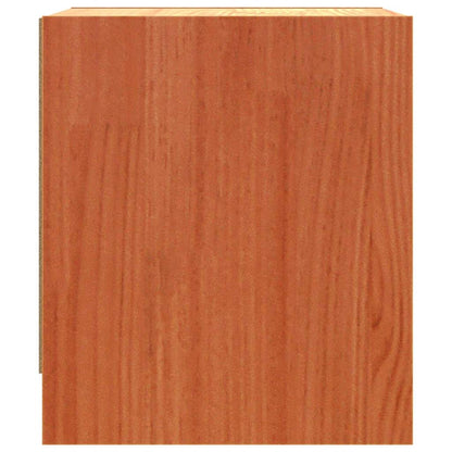 Bedside Tables 2 pcs Wax Brown 40 x 30.5 x 35.5 cm Pine Wood