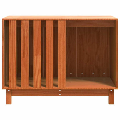 Dog House Wax Brown 90 x 60 x 67 cm Solid Pine Wood