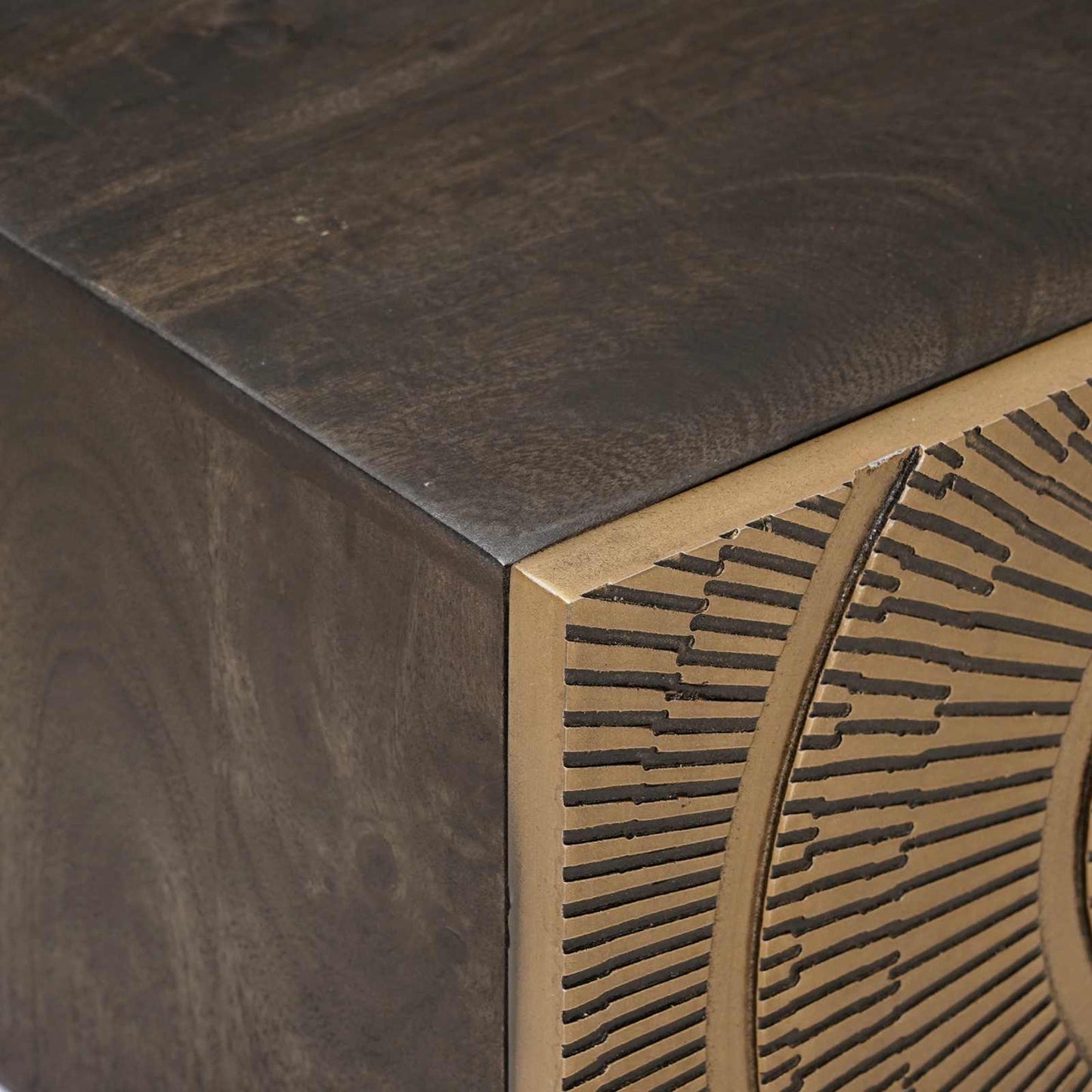 Handmade Bedside Cabinet Coffee Brown 40 x 30 x 20 cm
