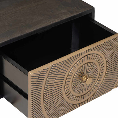 Handmade Bedside Cabinet Coffee Brown 40 x 30 x 20 cm